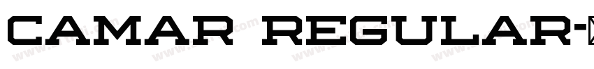 Camar Regular字体转换
